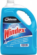 Windex Glass Cleaner, 1 gal Cleaner Container Size, Hard Nonporous Surfaces Chemicals For Use On - 696503