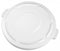 Rubbermaid BRUTE Series, Trash Can Top, Round, Flat, 44 gal, White - FG264560WHT