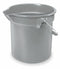 Rubbermaid Bucket, 2-1/2 gal., Gray - FG296300GRAY