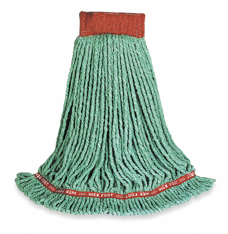 Rubbermaid Side Gate Synthetic String Wet Mop Head, Green - FGA25106GR00