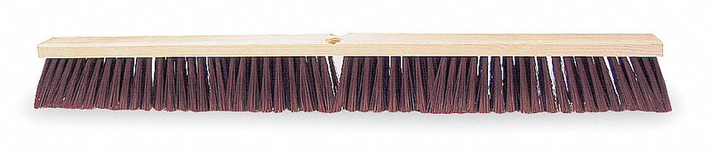 Tough Guy Synthetic Push Broom, 36 in Sweep Face - 3U772