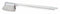 Tough Guy 20 inL Nylon Long Handle Utility Brush, White - 1VAE3
