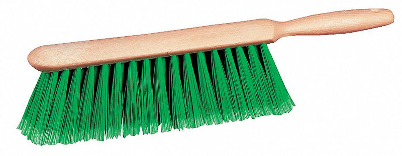 Tough Guy 14 1/4 inL Plastic Short Handle Bench Brush, Beige - 3U788