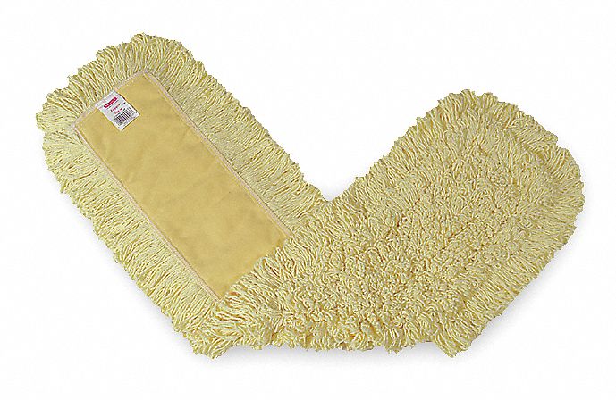 Rubbermaid Cotton Dust Mop, Length 48 in, Width 5", 1 EA - FGJ15703YL00