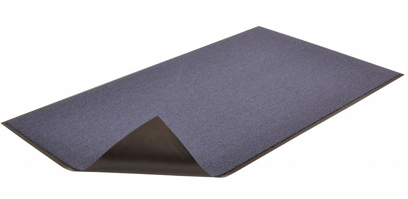 Notrax Indoor Entrance Mat, 6 ft L, 4 ft W, 5/16 in Thick, Rectangle, Blue - 141S0046BU
