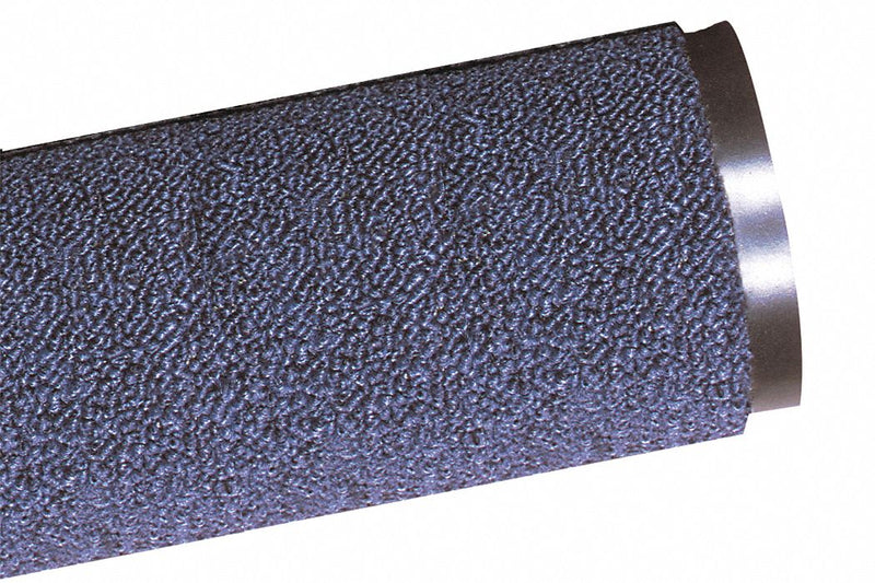 Notrax Indoor Entrance Runner, 8 ft L, 4 ft W, 5/16 in Thick, Rectangle, Blue - 141S0048BU
