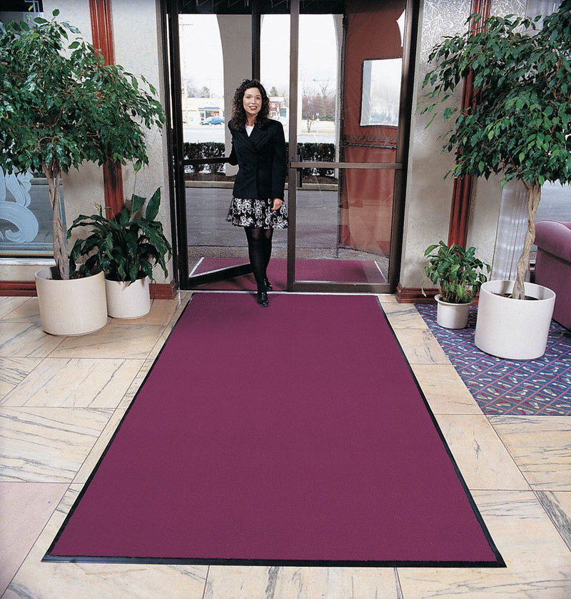 Notrax Indoor Entrance Runner, 8 ft L, 4 ft W, 5/16 in Thick, Rectangle, Burgundy - 141S0048BD