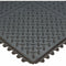 Wearwell Interlocking Antifatigue Mat, Nitrile Rubber, Black, 1 EA - 470