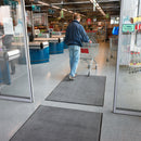 Notrax Indoor Entrance Mat, 4 ft L, 3 ft W, 5/16 in Thick, Rectangle, Charcoal - 130S0034CH