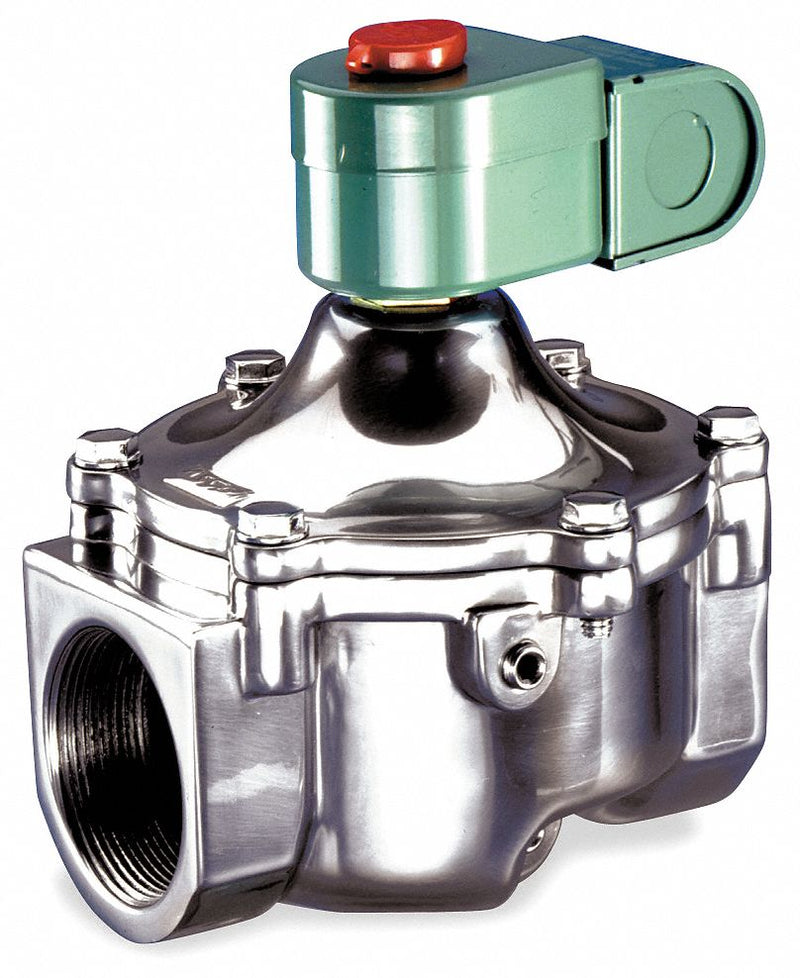 Redhat 1-1/4" Aluminum Air and Fuel Gas Solenoid Valve, Normally Closed - 8215B060CSA