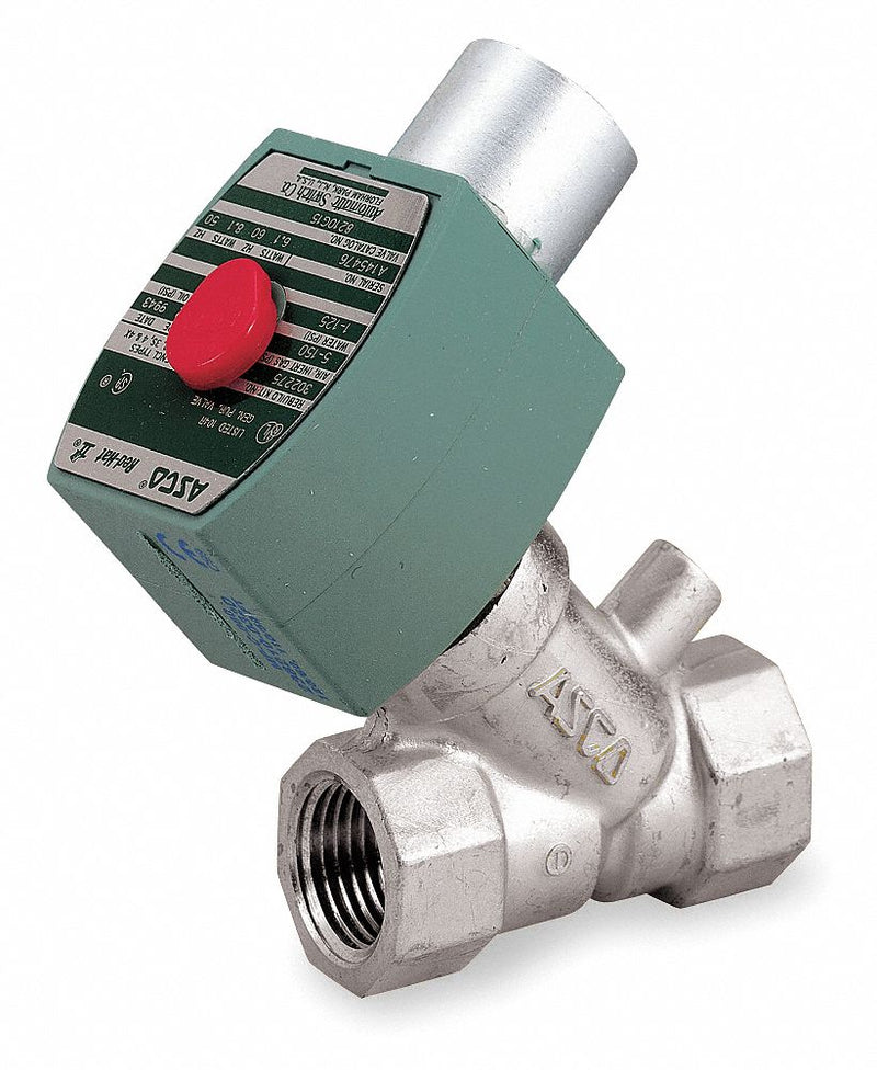 Redhat 120V AC Stainless Steel Solenoid Valve, Normally Closed, 1/2
