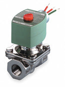 Redhat 120V AC Stainless Steel Solenoid Valve, Normally Closed, 1/2" Pipe Size - 8210G087
