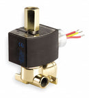Redhat 120V AC Brass Quick Exhaust Solenoid Valve, Normally Closed, 1/4" Pipe Size - EF8317G035