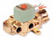 Redhat 120V AC Brass Solenoid Valve with Manual Operator, 1/2" Pipe Size - EF8344G074MO120/60 110/50DA
