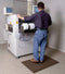 Notrax Static Dissipative Mat, 3 ft L, 24 in W, 3/8 in Thick, Brown - 825S0023BR
