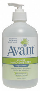 Avant Hand Sanitizer, 16 oz, Pump Bottle, Liquid, None - 12089-16-FF