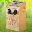 Dogipot 10 gal Rectangular Pet Waste Station, Plastic, Tan - 1006-2