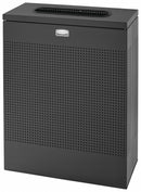 Rubbermaid 22 1/2 gal Rectangular Fire-Resistant Trash Can, Metal, Black - FGSR18EPLTBK