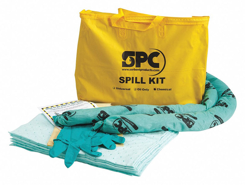 Brady Spill Kit/Station, Bag, Chemical, Hazmat, 5 gal - SKH-PP