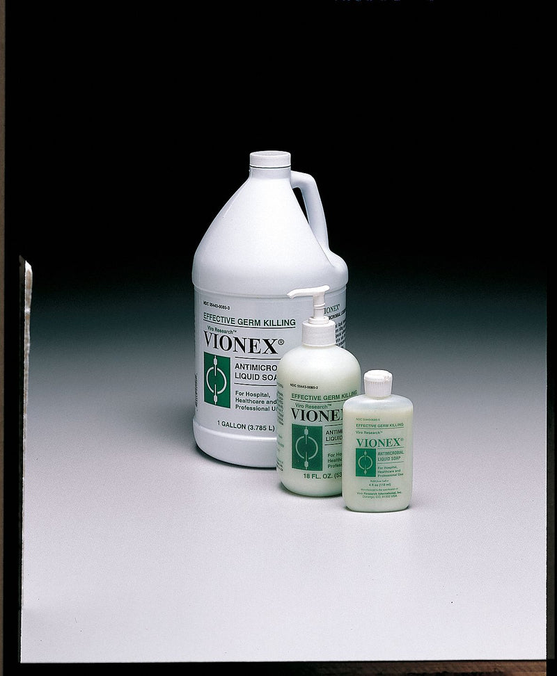 Vionex Pleasant Nonmedicinal Fragrance, Liquid, Hand Soap, 18 oz, Pump Bottle, None - MVAS078017-10-1518