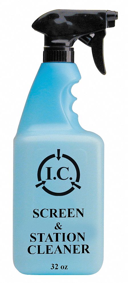 Top Brand Black/Blue Plastic Trigger Spray Bottle, 32 oz., 1 EA - 3XJV8