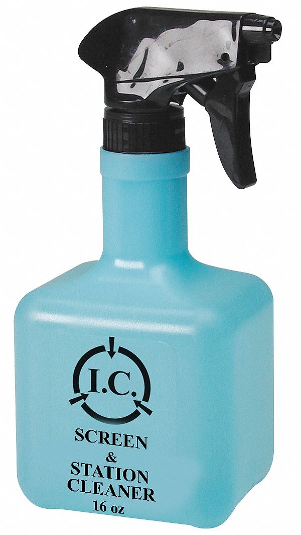 Top Brand Black/Blue Plastic Trigger Spray Bottle, 16 oz, 1 EA - 3XJY1