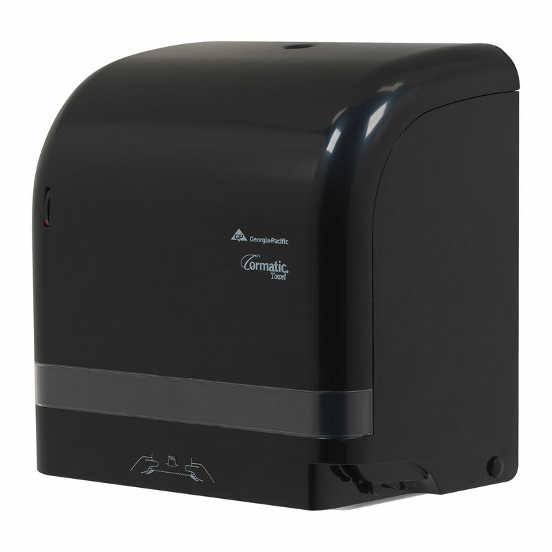 Georgia-Pacific Paper Towel Dispenser, Cormatic(R), Black, (1) Roll, Manual - HDS200B