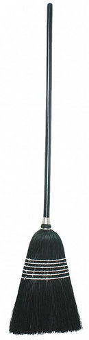 Tough Guy Natural Corn Broom, 11 1/2 in Sweep Face - 3ZJD8
