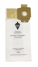 Tough Guy Vacuum Bag, Paper, 2-Ply, Standard Bag Filtration Type, For Vacuum Type Upright Vacuum - 3ZJJ5