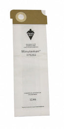 Tough Guy Vacuum Bag, Paper, 2-Ply, Standard Bag Filtration Type, For Vacuum Type Upright Vacuum - 3ZJK6