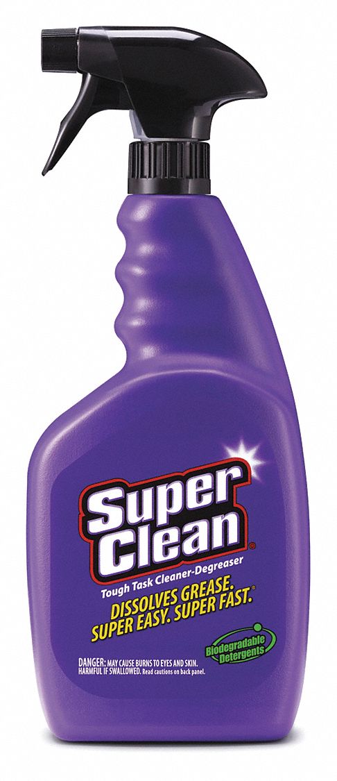 SuperClean Cleaner/Degreaser, 32 oz Cleaner Container Size, Trigger Spray Bottle Cleaner Container Type - 101780