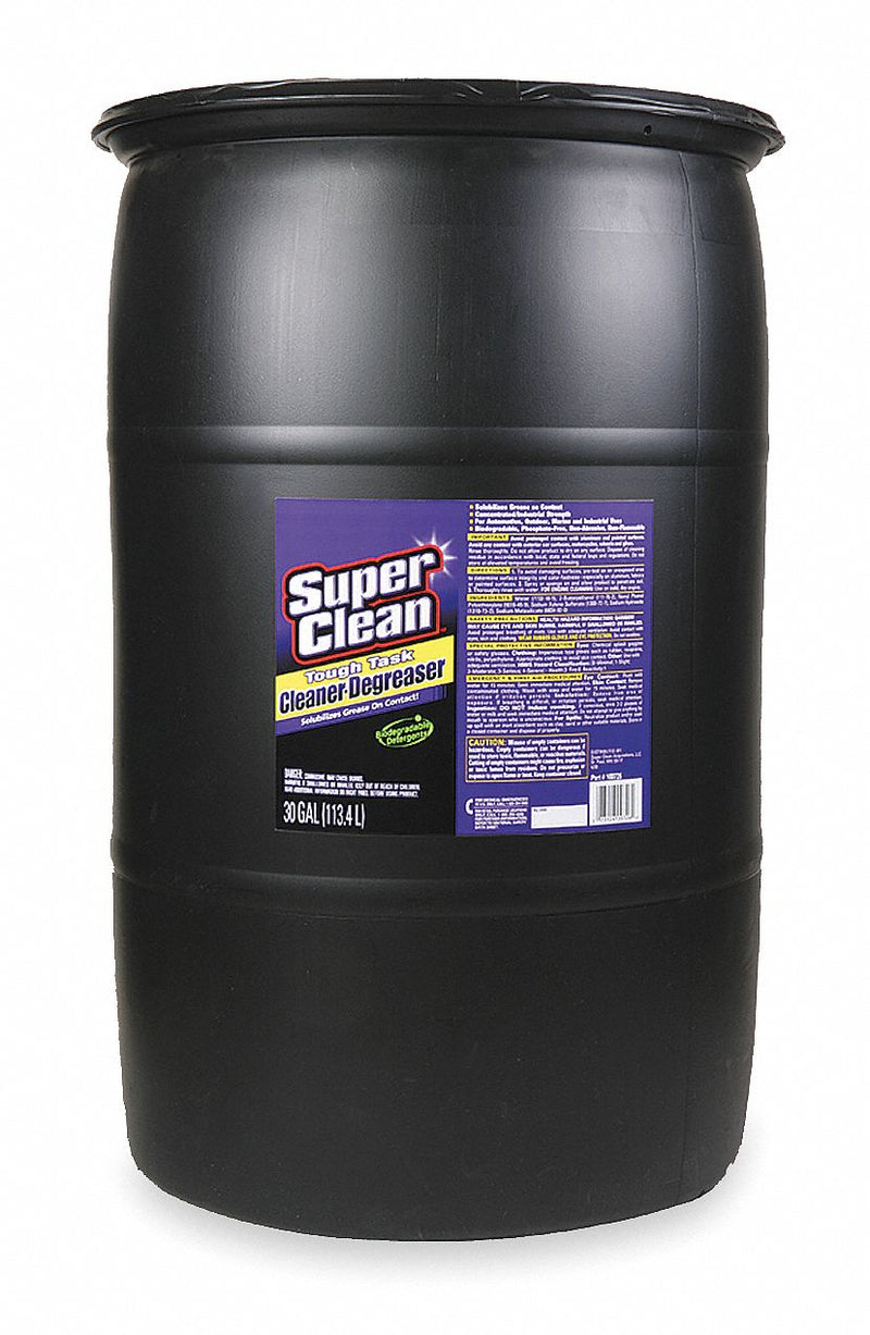 SuperClean Cleaner/Degreaser, 30 gal Cleaner Container Size, Drum Cleaner Container Type - 100726