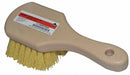 Tough Guy 8 1/2 inL Polypropylene Short Handle Acid Brush, Beige - 400F95