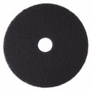 Tough Guy 19 in Non-Woven Nylon/Polyester Fiber Round Stripping Pad, 175 to 600 rpm, Black, 5 PK - 402W18