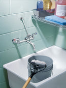 Moen Straight Service Sink Faucet, Lever Faucet Handle Type, 2.20 gpm, Chrome - 8230