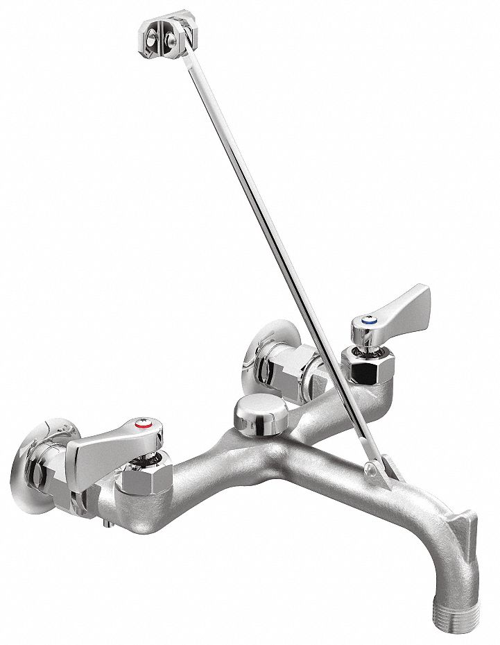 Moen Straight Service Sink Faucet, Lever Faucet Handle Type, 2.20 gpm, Chrome - 8230