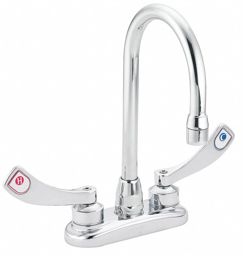 Moen Chrome, Gooseneck, Bar Faucet, Manual Faucet Activation, 1.50 gpm - 8279