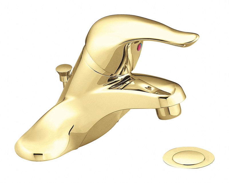 Moen Chrome, Low Arc, Bathroom Sink Faucet, Manual Faucet Activation, 2.20 gpm - L4621P