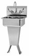 Sani-Lav Stainless Steel Hand Sink, With Faucet, Floor Mounting Type, Stainless - 501FL