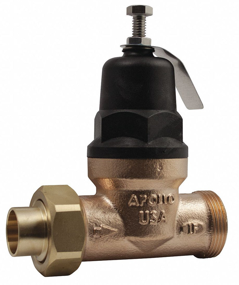 Apollo Water Pressure Reducing Valve, Standard Valve Type, Lead Free Bronze, 1/2 in Pipe Size - 36ELF11301S