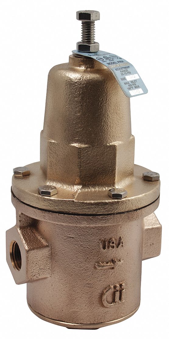Apollo Water Pressure Reducing Valve, Super Capacity Valve Type, Lead Free Bronze, 2 1/2 in Pipe Size - 36HLF20901