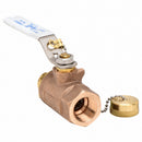 Apollo Ball Valve, Lead-Free Bronze, Inline, 2-Piece, Pipe Size 1/2 in - 70LF103HC