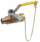 Apollo Ball Valve, Lead-Free Bronze, Inline, 2-Piece, Pipe Size 1/2 in, Tube Size 1/2 in - 70LF203HC