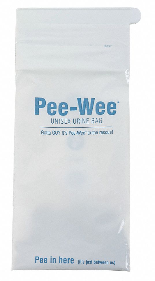 Cleanwaste Urine Bag, For Use With Mfr. No. D117PUP, 11 in Height, 5 in Length - D639PW126P