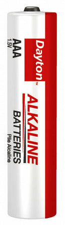 Dayton Dayton AAA AAA Battery, Alkaline, Everyday, 1.5V DC, PK 24 - 40KJ57