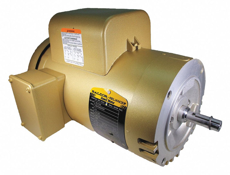 Baldor 1 1/2 HP, General Purpose Motor, Capacitor-Start, 3450 Nameplate RPM, 115/230 Voltage - VEL11313