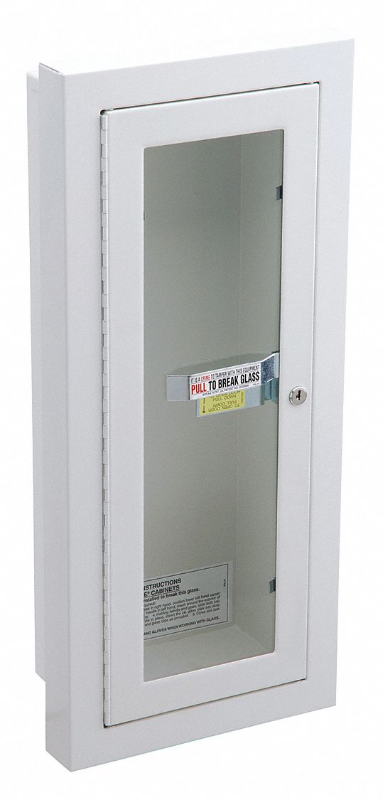 Alta Fire Extinguisher Cabinet, 26 3/4 in Height, 11 3/4 in Width, 5 3/4 in Depth, 10 lb Capacity - 7022-B