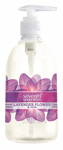 Seventh Generation Lavender, Liquid, Hand Soap, 12 oz, Pump Bottle, None, PK 8 - 22926