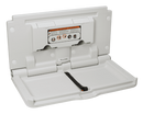 Alpine Industries ALP411 Horizontal Baby Changing Station-Grey/Stainless Steel