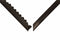 Notrax Mat Ramp Border/Female, Heavy Duty, 3 ft L, 2 in, Black - 041F0003BL